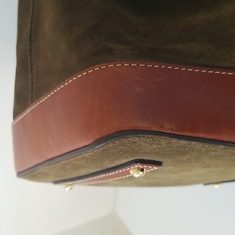 DOONEY &Bourke Suede Drawstring Bag. SOLD OUT !!! - Picture 13 of 16